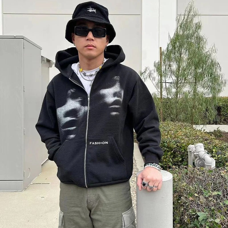 Static Mirage Zip Hoodie